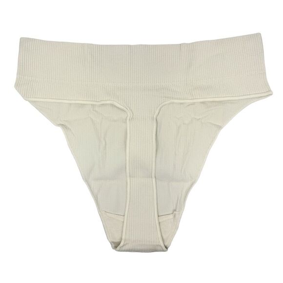 SKIMS Stretch Rib Thong - Size 2X/3X - Bone - Picture 4 of 6